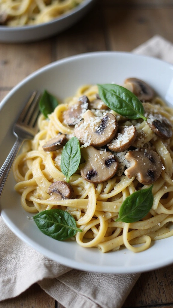 Creamy Mushroom Pasta