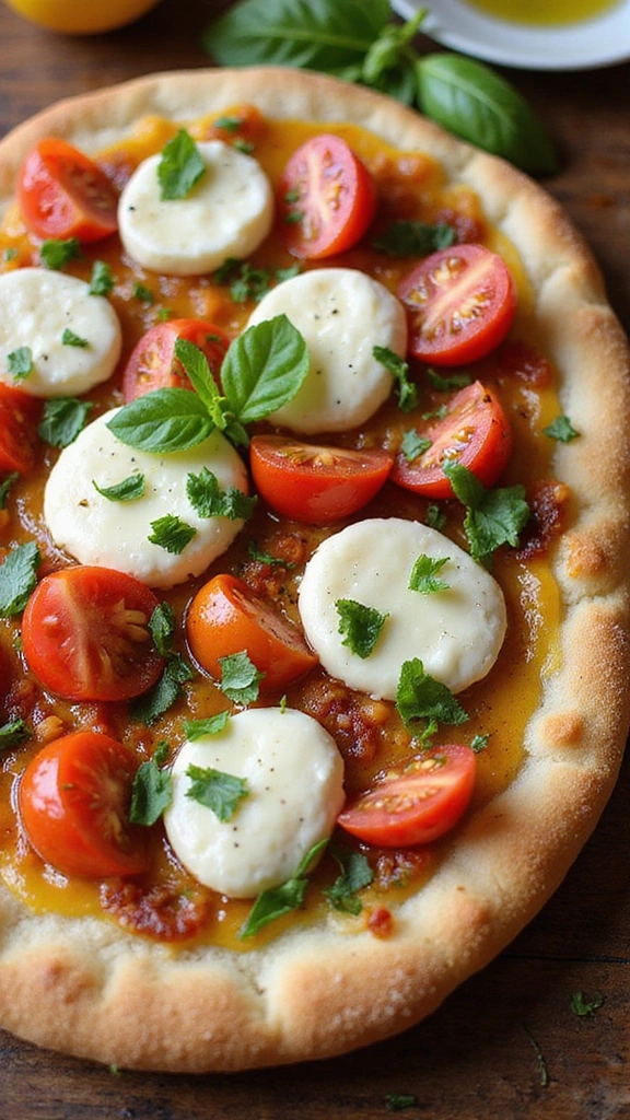 Tomato Basil Flatbread